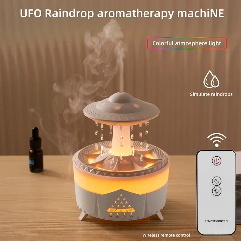 Humidificador aromaterapia lluvia