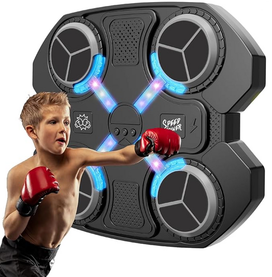 Maquina de boxeo musical con guantes