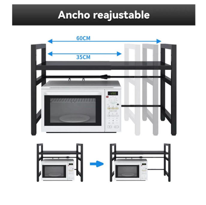 Estante repisa extensible tipo rack